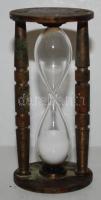 Régi bronz homokóra /  Vintage bronze sand clock, 8cm