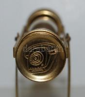 Telefonos réz homokóra / 
Vintage brass sand clock, 10cm