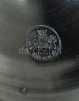 Gazdagon díszített ónkupa, német felirattal Carl Spitzweg 1808-1885, m:12 cm