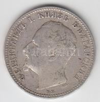 Bulgária 1891. 1L Ag T:2- Bulgaria 1891. 1 Leva Ag C:VF