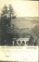 Wagner viaduct, Villa Siebert, Semmeringbahn