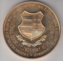 1989. "A száműzetésben 1960-1989 között működő szabad magyar kormány emlékére" nagyméretű ...