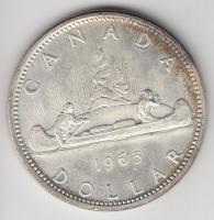 Kanada 1965. 1$ Ag "Kenu" T:2
Canada 1965. 1 Dollar Ag "Canoe" C:XF