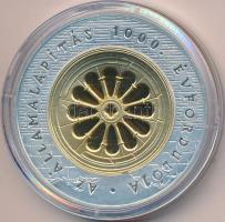 1999. 3000Ft Ag "Államalapítás 1000. évfordulója" T:PP Csak 5000db! Dísztokban tanúsítvánn...