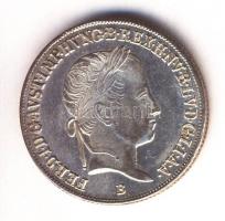 Ausztria/magyar verdejel 1847B 20Kr Ag "V. Ferdinánd" T:2