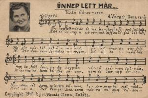 Ünnep lett már, sheet music (EK)