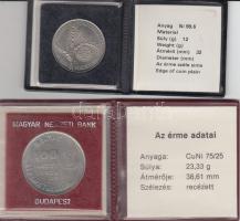 1981. 100Ft "FAO" T:BU Eredeti tokban, tanúsítvánnyal! + 1983. 100Ft "FAO" erede...