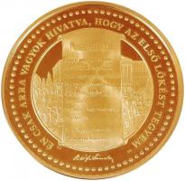 Hungary "Petőfi Sándor 1823-1849" nagyalakú vastag aranyozott Ag emlékérem 1000g! (.999)/d...