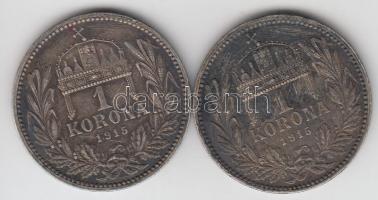 1915KB 1K Ag (2x) T:2 patina