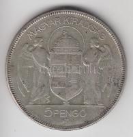 1930. 5P Ag "Horthy-jobbra" T:3
