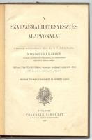 Monostori Károly: A szarvasmarhatenyésztés alapvonalai. Bp., 1906. Franklin. Sok illusztrációval. Egészvászon sorozatkötésben. 118p.