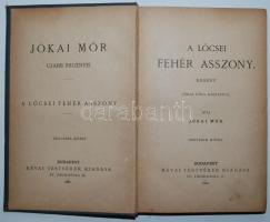 Jókai Mór: A lőcsei fehér asszony. Jókai Róza rajzaival. Bp., 1886. Révai. Festett Gottermayer féle ...