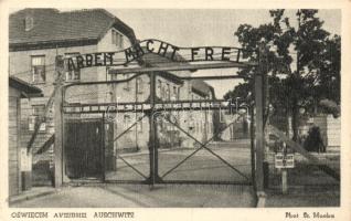 Brzezinka Auschwitz-Birkenau concentration camp, maine gate