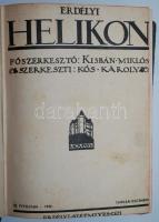 1939. Erdélyi Helikon. Teljes évfolyam szerk.: Kisbán Miklós-Kós Károly. Egészvászon kötésben.