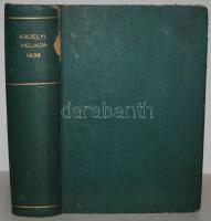 1939. Erdélyi Helikon. Teljes évfolyam szerk.: Kisbán Miklós-Kós Károly. Egészvászon kötésben