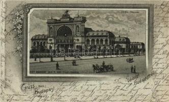 Budapest VII. Keleti Pályaudvar, litho (EK)