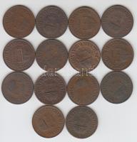 1926-40. 1f (14x) T:2,2-,3