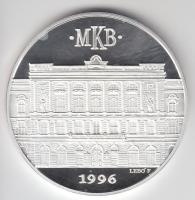 Lebó Ferenc (1960-) 1996. "MKB Rt." Ag(999) emlékérem (31.1g) T:PP Dísztokban