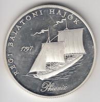 1998. 2000Ft Ag "Régi balatoni hajók II-Phoenix" tanúsítvánnyal T:PP Dísztokban
