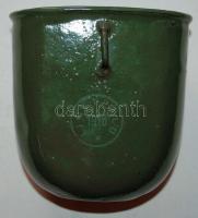 1916 I. világháborús kulacspohár "Ligetfalu" felirattal / 
Flask from World War I