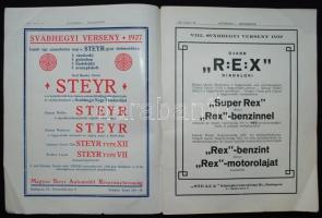 1927 Automobil motorsport folyóirat II. évf. 20. szám