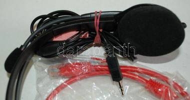 1db fejhallgató mikrofonnal és hozzá tartozó kábellel