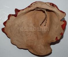 Vénusz fej, festett kerámia falidísz / 
Venus' head ceramic figure, 19x17cm