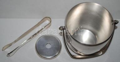 Jeges-vödör m:12 cm és jégfogó m:16 cm