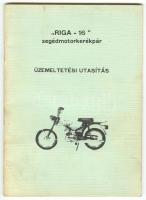 cca 1980 "Riga-16" segédmotorkerékpár. Üzemeltetési utasítás. Illusztrált