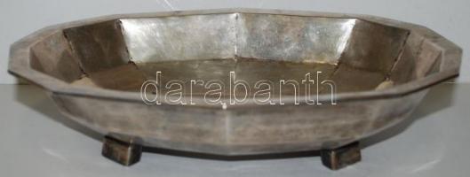 Alpakka tál, 28×20 cm