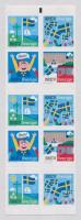 Nemzeti lobogó öntapadós bélyegfüzet, National flag self-adhesive stamp booklet