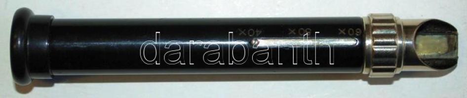 cca 1940 Tükrös nagyító 40x-, 50x-, 60x-os nagyítással /  Vintage magnifier with mirror