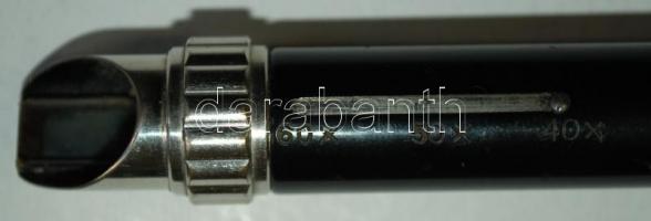 cca 1940 Tükrös nagyító 40x-, 50x-, 60x-os nagyítással / 
Vintage magnifier with mirror