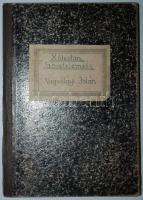 1948-1949 Kötéstan, szövetelemzés - tanfolyami írásos jegyzetek mintákkal