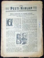 1929 A Pesti Hirlap és a Pesti Napló 2-2db vasárnapi melléklete