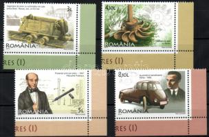 Romanian inventions (I) set Román találmányok (I.) sor