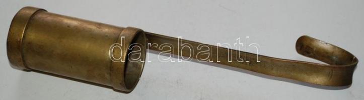 Cca 1900 alpakka italmérő (1dl), hivatali jelzésekkel, m:22 cm