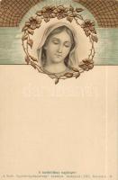 Virgin Mary Emb. litho