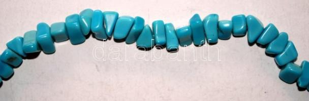 Türkiz nyaklánc, kb. 7-8 mm kövekkel 42 cm /Turquoise necklace