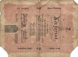 1848-49. Kossuth bankó sor 15Kr + 30Kr + 1Ft + 2Ft + 5Ft piros T:III,IV,V