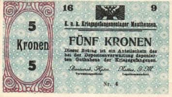 Ausztria/Mauthausen/hadifogolytábor ~1916. 1K + 2K + 5K T:I,II
Austria/Mauthausen/war prison camp ~1...