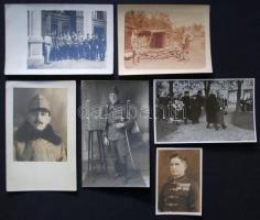 14 db katonai fotó, ebből 13 db az első világháborúból