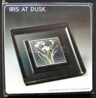 Műanyag díszített tálca, sajttál, reredeti dobozában, 30 cm