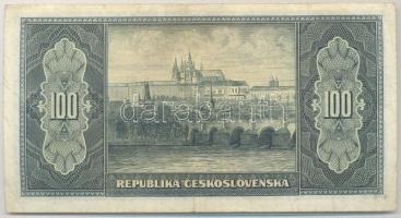 Csehszlovákia 1945. 100K T:III
Czechoslovakia 1945. 100 Korun C:F