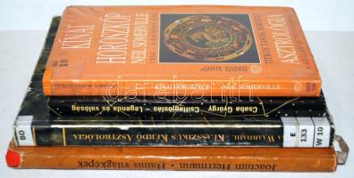 Négy darab könyv: Kínai horoszkóp, Csillagjóslás, Asztrológia a gyakorlatban, Hamis világképek