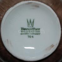 Bareuther Bavaria kis váza, jelzett, hibátlan, m:11 cm, szép díszdobozban