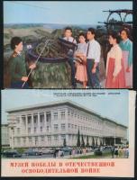 Modern képeslapfüzet, koreai katonai múzeum, mind használatlan