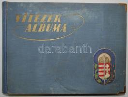 Vitézek albuma. (Bp., 1939, Merkantil ny.) Horthy Miklós avató beszédeivel, rengeteg háborús felvéte...