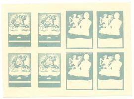 TRiton Vas és fémárugyár rt. és Libellus Verlag 8-as kisív + ennek a kisívnek a fázisnyomata