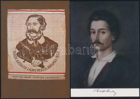 52 db modern, használatlan motívumlap, mind használatlan és kiváló minőségű, Petőfi Sándor arcképe, ...